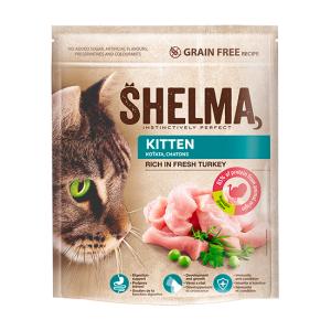 Shelma kočka kitten s krůtím grain free 750 g