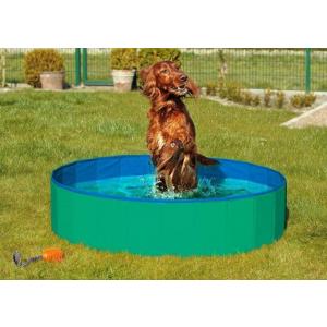 Skládací bazén pro psy zeleno/modrý 80x20cm