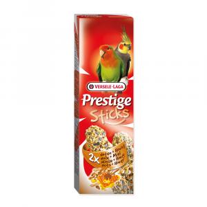 Tyčinky Prestige ořechy a med pro střední papoušky 140g
