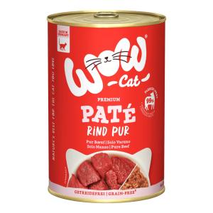 WOW Cat konzerva Paté Hovězí PUR Adult 400g
