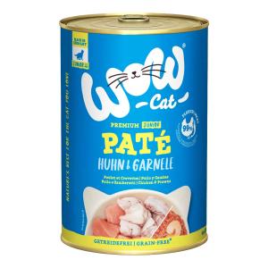 WOW Cat konzerva Paté Kuře s krevetami Kitten/Junior 400g